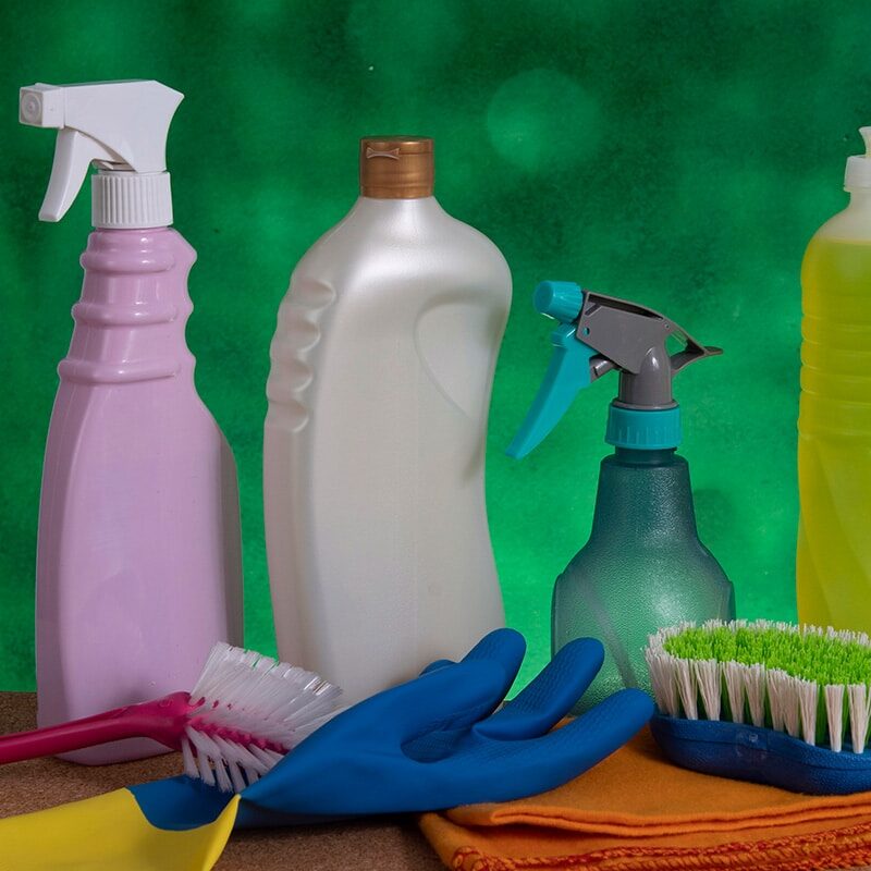 Cleaning chemicals available from Industrial Commercial Sanitation Supplies in Sussex, New Brunswick.