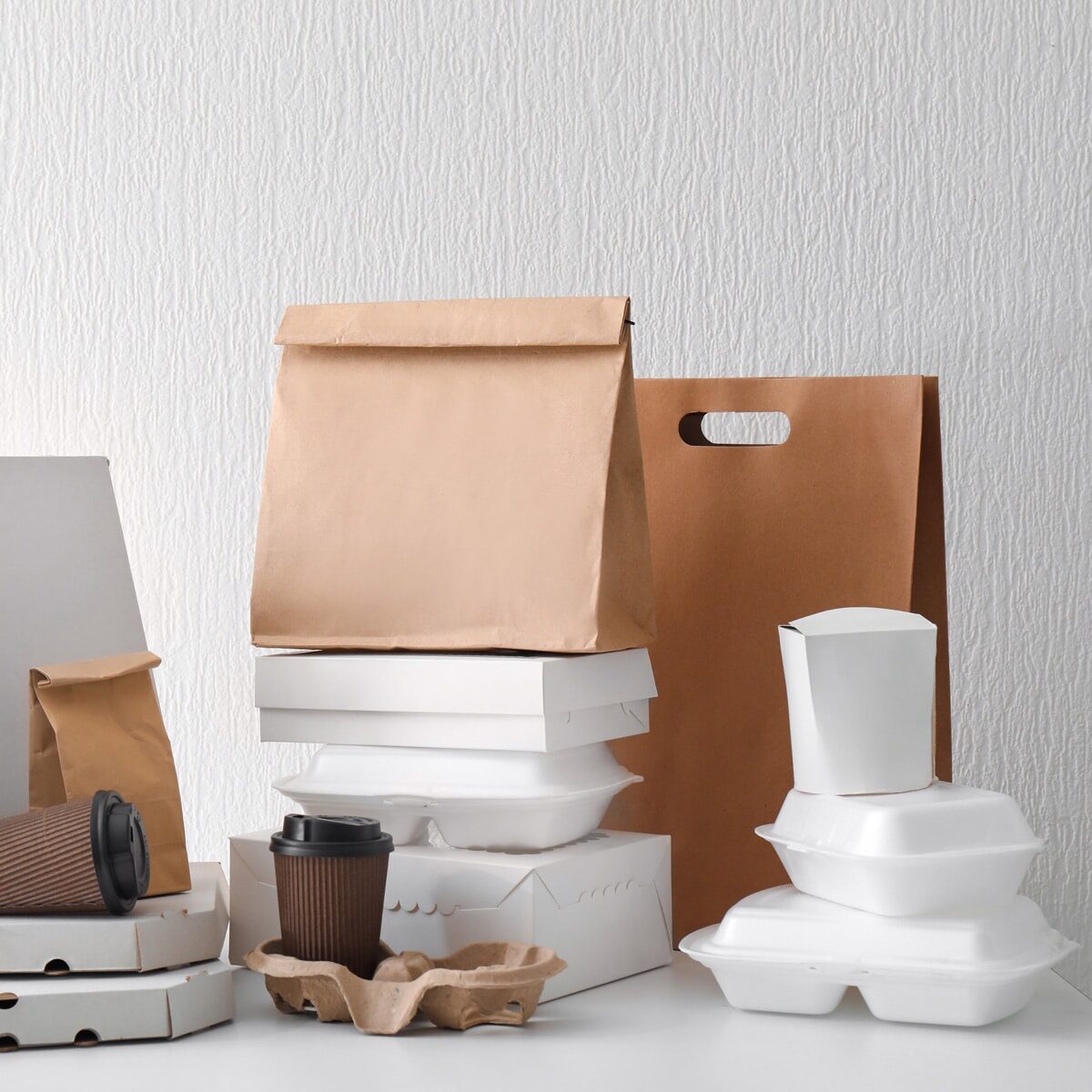 Food service containers available from Industrial Commercial Sanitation Supplies in Sussex, New Brunswick.